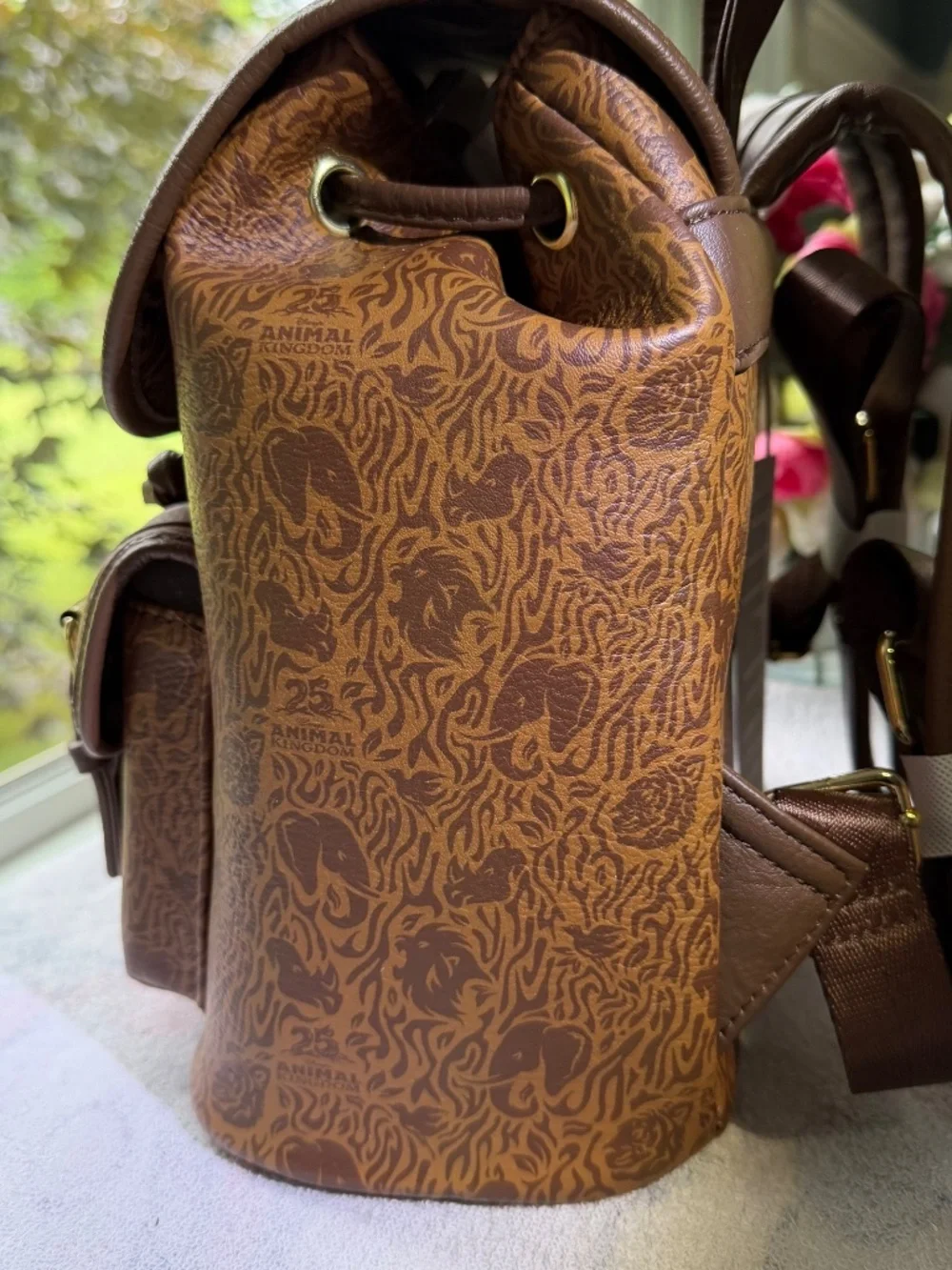 NWT Disney Parks Animal Kingdom 25th Anniversary Luongfly Mini Backpack
